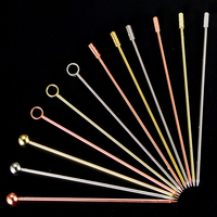 Palillos de Acero Inoxidable Personalizados para Regalo de Navidad, Herramienta de Barra Decorativa, Palillos para Cócteles, Palillos para Frutas, Adorno para Comida