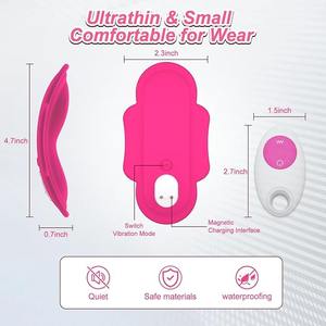 Personalización OEM Vibradores Portátiles para Bragas con Control Remoto Juguetes Sexuales para Adultos para Mujeres y <span class=keywords><strong>Parejas</strong></span> Mini Vibrador de Mariposa para Clítoris - Product Image 4