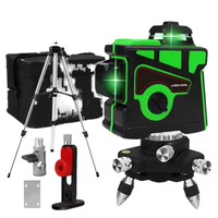 Kit de niveau laser 12 lignes avec support d'angle, sac de transport, chargeur de batterie et lunettes de sécurité pour l'installation de carreaux – Vente en gros OEM