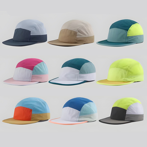 Đường phố Mỹ cá nhân màu sắc nhanh chóng làm khô phẳng vành năm mảnh <span class=keywords><strong>cap</strong></span> người đàn ông của phụ nữ ngoài trời thoáng khí thể thao Mũ bóng chày - Product Image 1