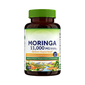 OEM Vente <span class=keywords><strong>en</strong></span> gros Capsules d'extrait de <span class=keywords><strong>Moringa</strong></span> 50:1 90 pilules pour un soutien nutritionnel antioxydant Suppléments à base de plantes pour la santé des adultes - Product Image 1