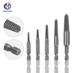 Set di 5 estrattori <span class=keywords><strong>per</strong></span> <span class=keywords><strong>viti</strong></span> con punte da trapano e guida, <span class=keywords><strong>per</strong></span> rimozione bulloni danneggiati o rotti, <span class=keywords><strong>estrattore</strong></span> <span class=keywords><strong>per</strong></span> <span class=keywords><strong>viti</strong></span> con gambo esagonale <span class=keywords><strong>per</strong></span> utensili elettrici - Product Image 3