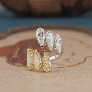 Bague en or 14 carats de qualité supérieure avec diamant créé en laboratoire pour femme, certifiée IGI, bague en diamant synthétique, bijoux fins, cadeau de fiançailles, cadeau de mariage - Product Image 1