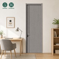 Panneau décoratif en mélamine, porte en bois insonorisée et écologique, pour hôtel, villa et résidentiel, fourni par l'usine