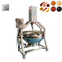 Marmite industrielle à double enveloppe FKJX FKJK-50 avec agitateur de sauce et chauffage électrique pour le mélange de miel et de sirop, destinée aux usines de traitement du miel, 220V/380V
