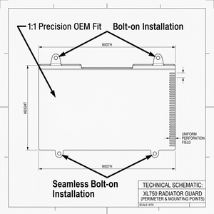 Protection de radiateur en acier inoxydable pour Honda XL750 Transalp <span class=keywords><strong>2023</strong></span> 2024 – Grille de protection de refroidisseur de moto – Pièces de modification - Product Image 3
