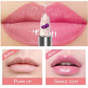 Magic Temperature Color Change Jelly <b>Lipstick</b> with Real Dry Flower Crystal Lip Balm Private Label - Product Image 6