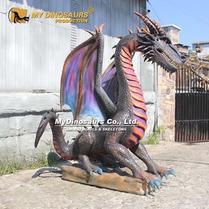 MY DINO Haunted House Large Moving Animatronic <span class=keywords><strong>Dragon</strong></span> para eventos - Product Image 3