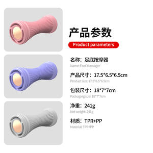 Hot-Selling TikTok Foot <b>Massage</b> Roller Vibrating Device for Plantar Fascia Pain Relief Sore <b>Hands</b> and Legs Muscle Relaxation - Product Image 2