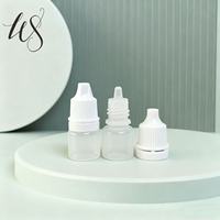 Vente en gros en usine petite bouteille de gouttes oculaires en plastique HDPE 5ml 10ml 15ml bouchon à vis de sérigraphie scellant pour l'utilisation de liquide de médecine
