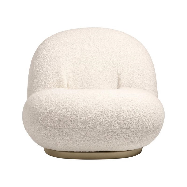 Стул для отдыха Breeze Swivel Pacha, белый современный диван для гостиной