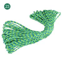 Vente en Gros de Corde de Parachute de Survie 550 Tressée à 7 Brins en Nylon et Polyester, 100 Pieds 4mm, pour Bracelet de Camping, Accessoires de Paracorde et Sacs