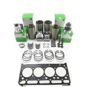 Forro Do Cilindro V2203 1C030-32564 19077-21112 Anel de Pistão 17331-21050 Overhaul Kit de Reparação Junta Para Motor Diesel Kubota partes