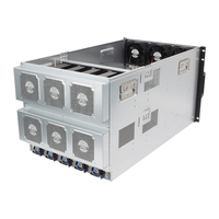 Serveur GPU 9U personnalisé jusqu'à 10 GPU Le châssis des serveurs AI prend en charge les cartes GPU de la version de jeu 3.5 (longueur 350MM)