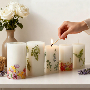 Cetakan lilin silikon ramah lingkungan untuk pembuatan lilin rumah Resin & epoksi Casting aman untuk mesin pencuci piring - Product Image 6