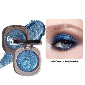 อายแชโดว์เดี่ยวแบบขาวดำเงางามขนาดใหญ่และทนทานประเภทเม็ดสีอายแชโดว์แบบอัดแน่นที่มีประกายมุก - Product Image 5