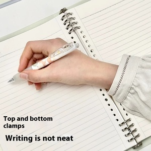 All'ingrosso Notebook di alto valore per gli studenti delle scuole medie e medie palmare morsetto di ferro rimovibile speciale fibbia ad anello ispessita - Product Image 4