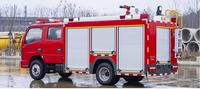 Camion-citerne de pompiers Dongfeng 4x2/6x4, véhicule de lutte contre l'incendie, double cabine, armoire de rangement complète pour équipement de sauvetage incendie