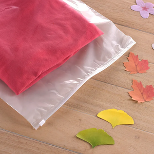 Custom Thickened Transparent Frosted Zipper Bags <b>PE</b> Self-Sealing Plastic Underwear Clothing Socks Storage Apparel Packaging - Product Image 5