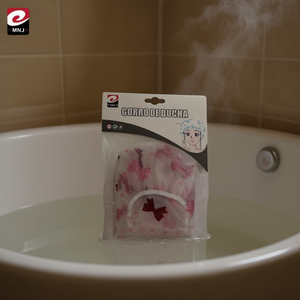 Gorro De Ducha Transparente Con Estampado Floral Para Mujer 12 Pcs - Product Image 2