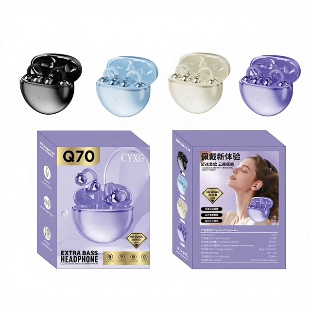 Original OWS Open Earbuds Q70 Wireless Headphones Ear Clip Earphone TWS Stereo HD Microphone HIFI Stereo Earbuds