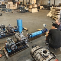 Souffleur à racines industriel robuste, compresseur d'air haute pression pour le transport pneumatique