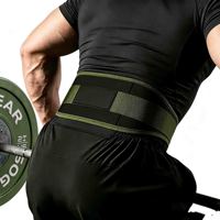 Ceinture de Soutien Lombaire Auto-Bloquante Personnalisée pour Musculation, Soulevé de Terre et Haltérophilie