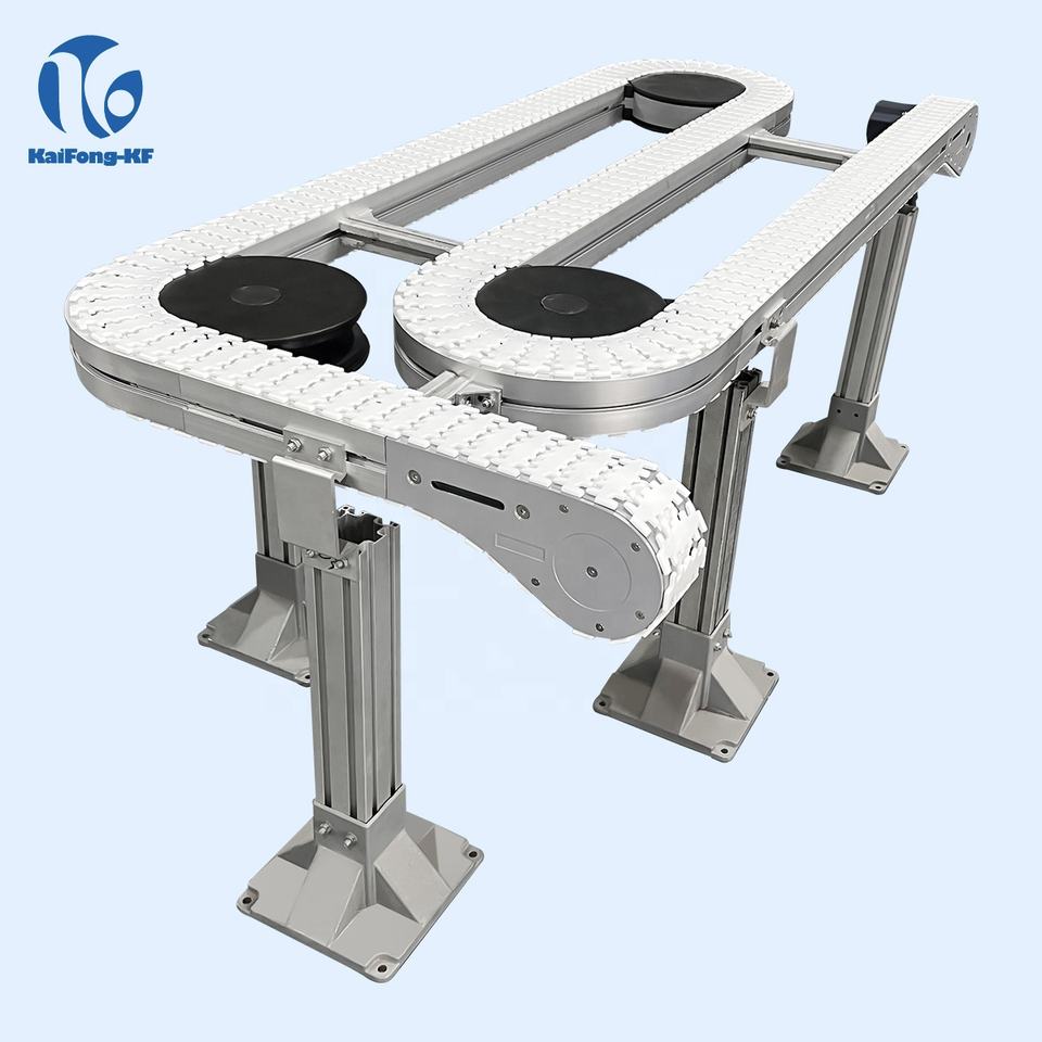 Transfer Shipping Line Custom Iso 9001 Certified 90 Degree Curved Flexible Chain Conveyor With ...