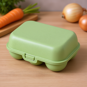 Koziol Egg <b>Box</b> Eggs To Go <b>Mini</b> 6 Compartment <b>Storage</b> Container For Fresh Eggs Portable Design - Product Image 3