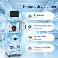 Machine de nettoyage et de désinfection portable à chambre unique pour casques de moto, équipement de lavage à sec pour équipes de course