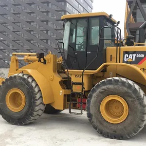 Digunakan kondisi baik kucing roda muatan 966H digunakan roda pemuat Tiongkok disediakan depan digunakan teknik & Konstruksi
