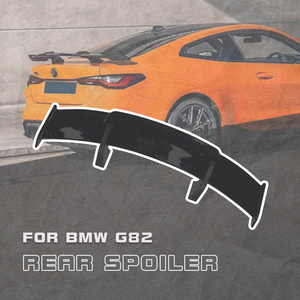 Spoilers de voiture universels MP en fibre de carbone ABS plastique M Performance aileron arrière de coffre pour BMW M4 coupé G82 berline berline - Product Image 1