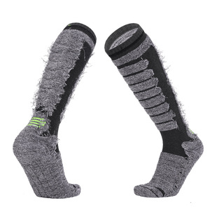 Calcetines de Esquí, Altos, de Algodón, Cálidos, para Deportes al Aire Libre, Senderismo, Escalada en Roca, para Jóvenes y Adultos, en Negro, Gris Oscuro y Gris Claro - Product Image 2