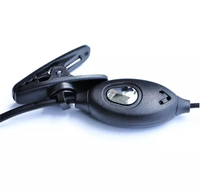 Dua Cara Radio Handset 3.5mm Tipe K Headphone Earphone untuk Baofeng Walkie Talkie
