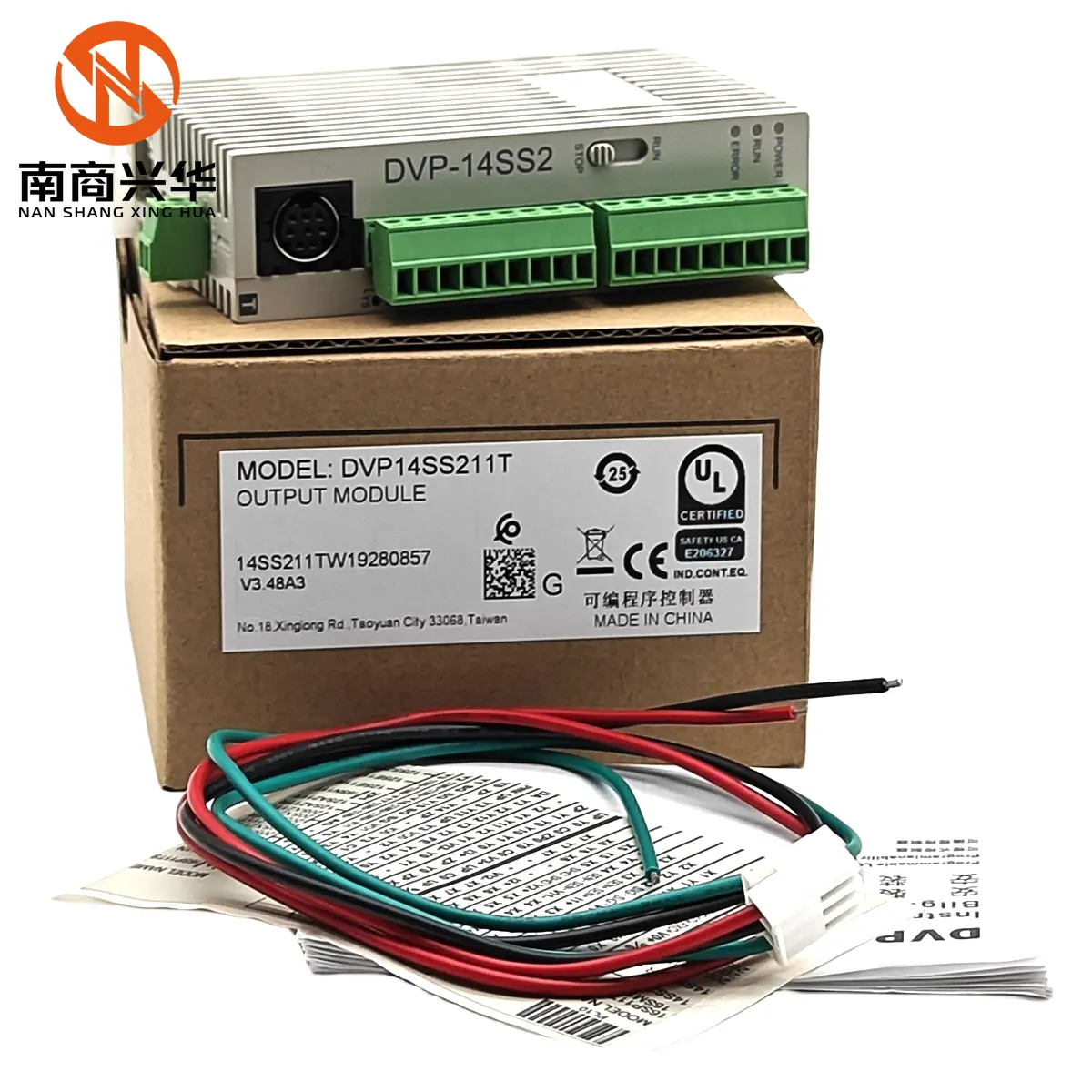 New Original dvp14ss211t 24VDC Transistor PLC lập trình mô-đun điều khiển