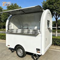 Nouvelle remorque alimentaire à essieu unique entièrement équipée, cuisine mobile, chariot de vente ambulante, camion à hot-dogs USA en promotion