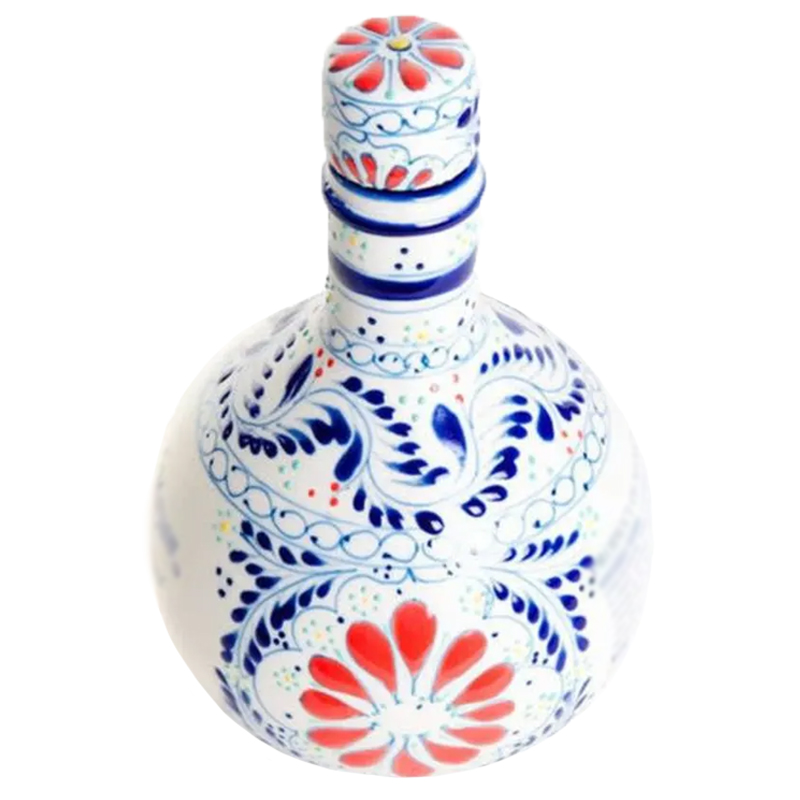 Ceramic White Beer & Wine Container - Handmade Porcelain Tequila