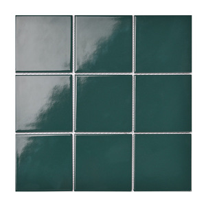 Mosaico in Ceramica Colorata 97mm Rosso Arancione Giallo Verde <span class=keywords><strong>Rosa</strong></span> Quadrato Moderno Minimalista per Ristorante Bagno Cucina <span class=keywords><strong>Piastrelle</strong></span> da Parete - Product Image 5