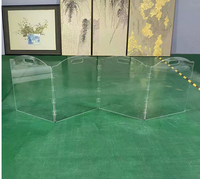 Enclos pour animaux de compagnie en acrylique entièrement transparent, panneaux de clôture, enclos pour bébés, panneaux de protection avec service de découpe
