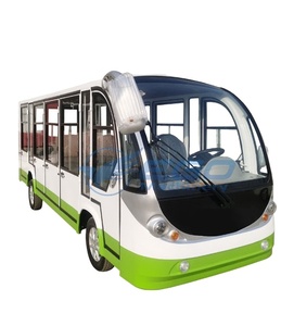 Inexpensive 11 Seater Mini Bus with Door High Quality Electric Sightseeing Bus <b>72V</b> 100AH <b>Battery</b> 27-35 km/h - Product Image 2