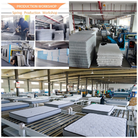 Matelas d'hôtel confortable Queen Size, luxe, mousse intelligente, ressorts ensachés, écologique, moderne, orthopédique, pour chambre d'hôpital, mobilier de maison