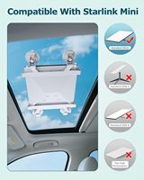 Support à ventouse Starlink Mini pour camping-car, fixation sans perçage pour fenêtre de caravane, kit d'accessoires de montage sécurisé pour antenne satellite