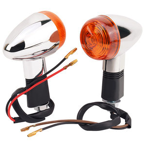 Luz de señal de giro para motocicleta Yamaha XV250 <span class=keywords><strong>Virago</strong></span>/XV125 1988-2007 Route 66 1988-1990 V-Star 08-18 <span class=keywords><strong>Suzuki</strong></span> GSX250 GSX400 - Product Image 4