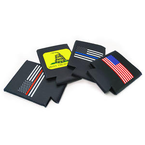 Offre Spéciale : Refroidisseurs de canettes personnalisés en néoprène pliables pour invités, idéaux pour les mariages (vente en gros) - Product Image 5