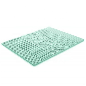 Colchón de espuma PU de 7 zonas, cama doble, tamaño Queen, té verde - Product Image 2