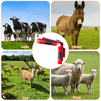 Brosse à vache en nylon/PP, totem à gratter, brosse pour bétail pour le brossage indépendant des vaches, des moutons, des porcs, des cerfs, des chevaux