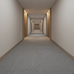 Grand tapis <span class=keywords><strong>de</strong></span> sol carré 50x50 à motifs rayés modernes, entièrement pavé, anti-collision, avec couverture épaisse - Product Image 3