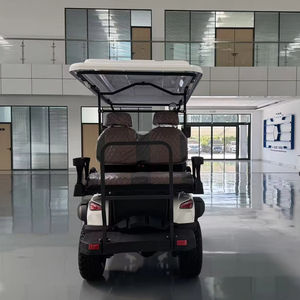 Voiture de <span class=keywords><strong>golf</strong></span> électrique 4 places, batterie 48V, moteur 5kw, voiture de tourisme panoramique, ferry, réception, patrouille, 30-50Km/h, 50-70km - Product Image 2