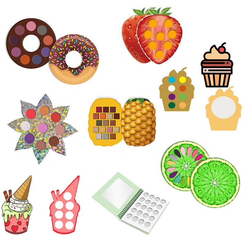 Оптовая продажа, уникальный дизайн, косметика, личная этикетка, Пустая палитра теней для век, упаковка