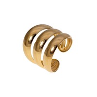 Boucles d'oreilles clipsables Gaovo Premium haut de gamme, effet bouffant, avec zirconiums cubiques blancs, en acier inoxydable résistant au ternissement, bijoux de mode pour femmes, vente en gros